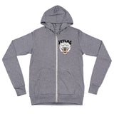 White tiger Unisex zip hoodie